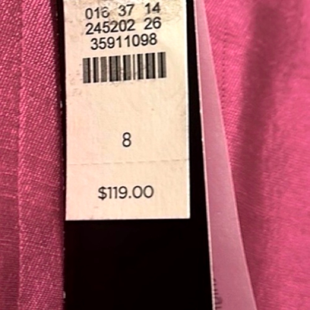 Talbots Signature Collection — Pink Dupioni Pants — New/*Detached Tags Included* - Picture 3 of 5